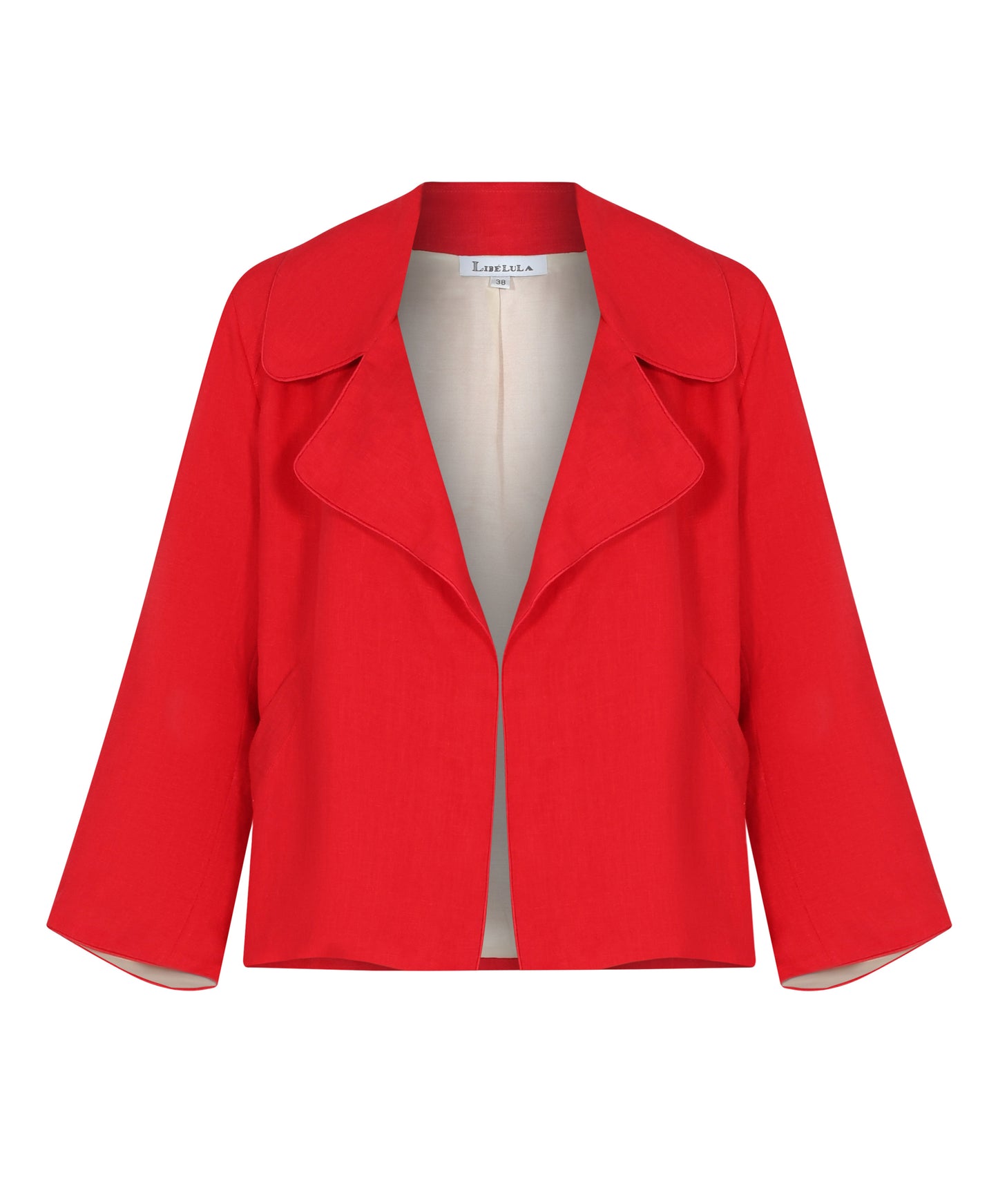 WOOLHAMPTON JACKET | RED LINEN