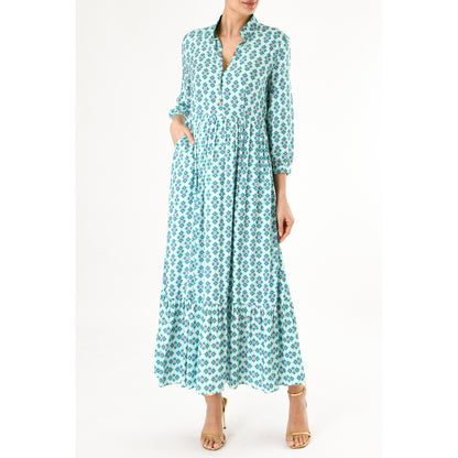 LONGER ANASTASIA DRESS | CRAZY PAV PRINT