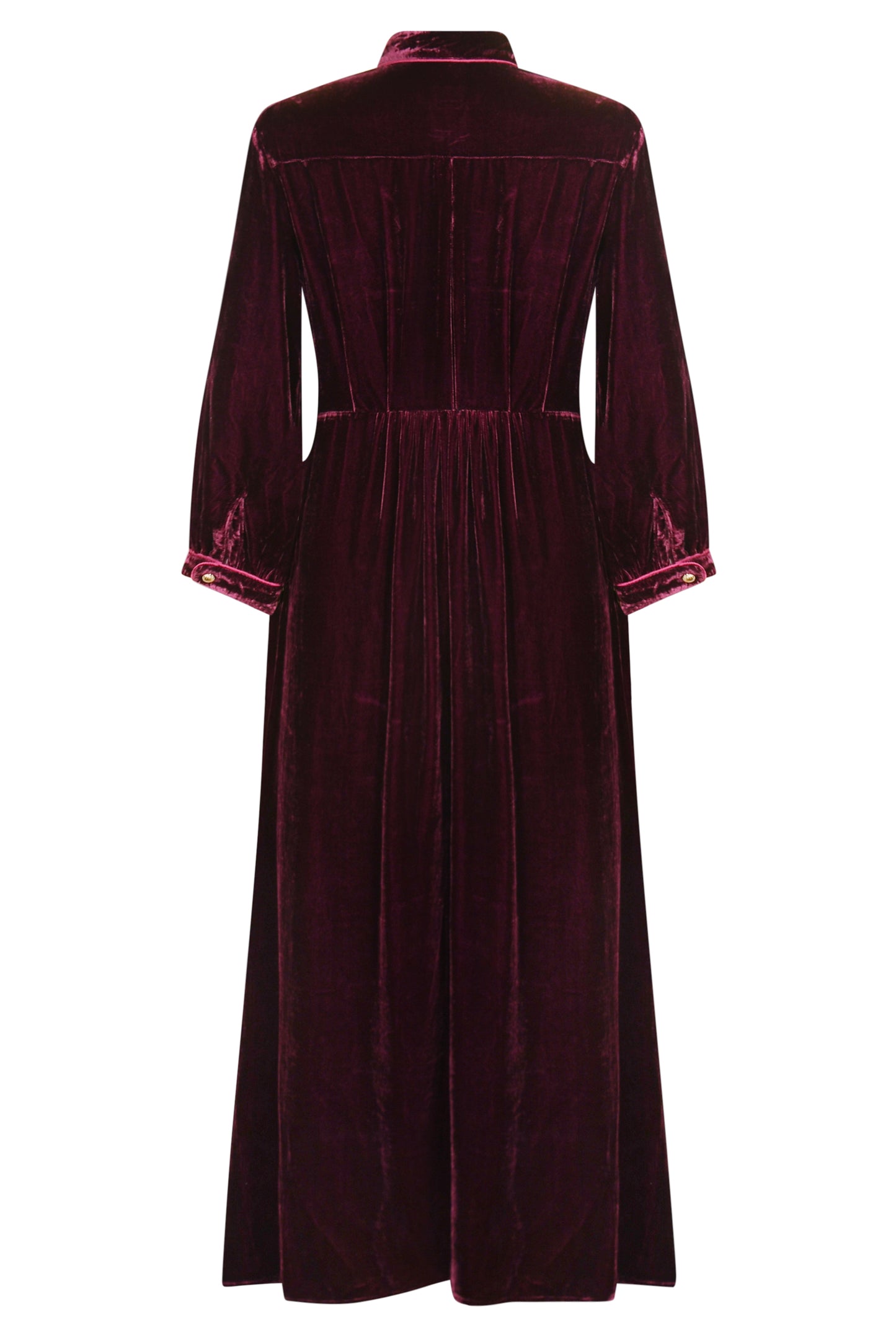 ANASTASIA DRESS | BURGUNDY VELVET