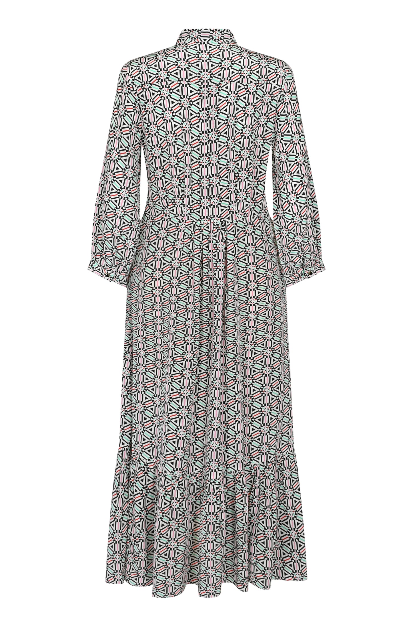 LONGER ANASTASIA DRESS | COGILE PRINTED SILK CREPE