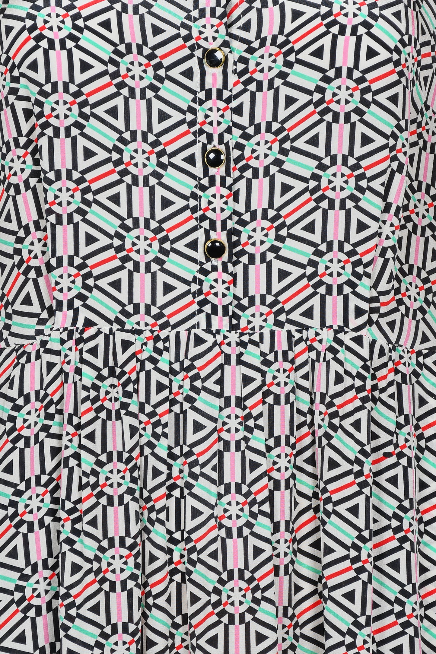 LONGER ANASTASIA DRESS | COGILE PRINTED SILK CREPE