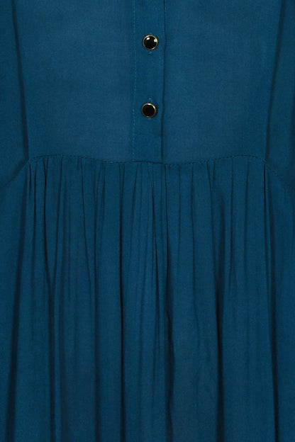 ANASTASIA DRESS | TEAL RAYON