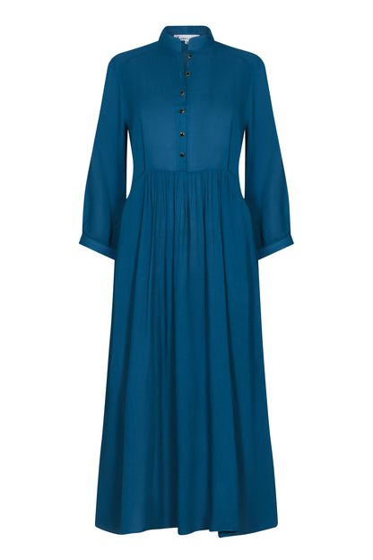 ANASTASIA DRESS | TEAL RAYON