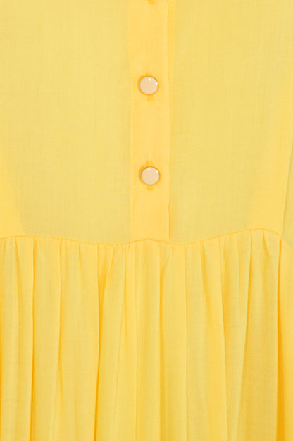 ANASTASIA DRESS | SUNSHINE YELLOW RAYON