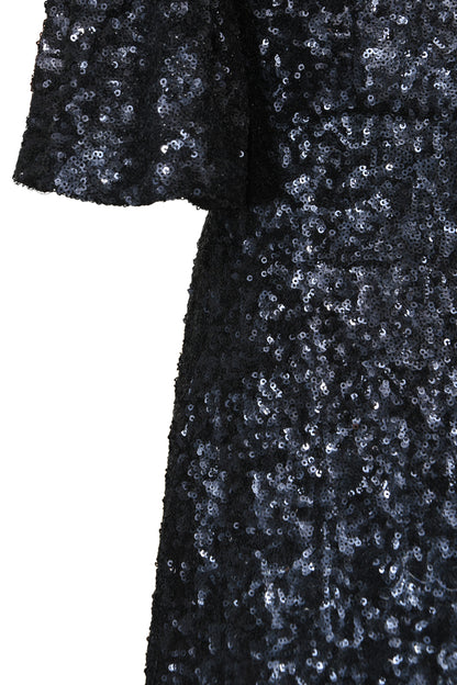 BEAROB DRESS | BLACK SEQUINS