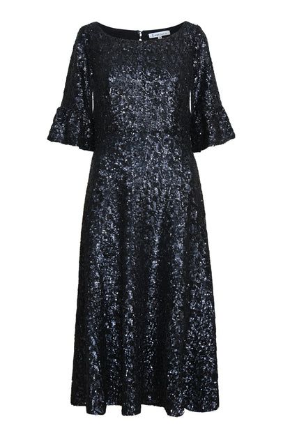 BEAROB DRESS | BLACK SEQUINS