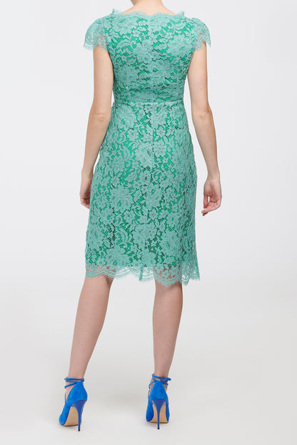 BEATIL DRESS | TURQUOISE LACE
