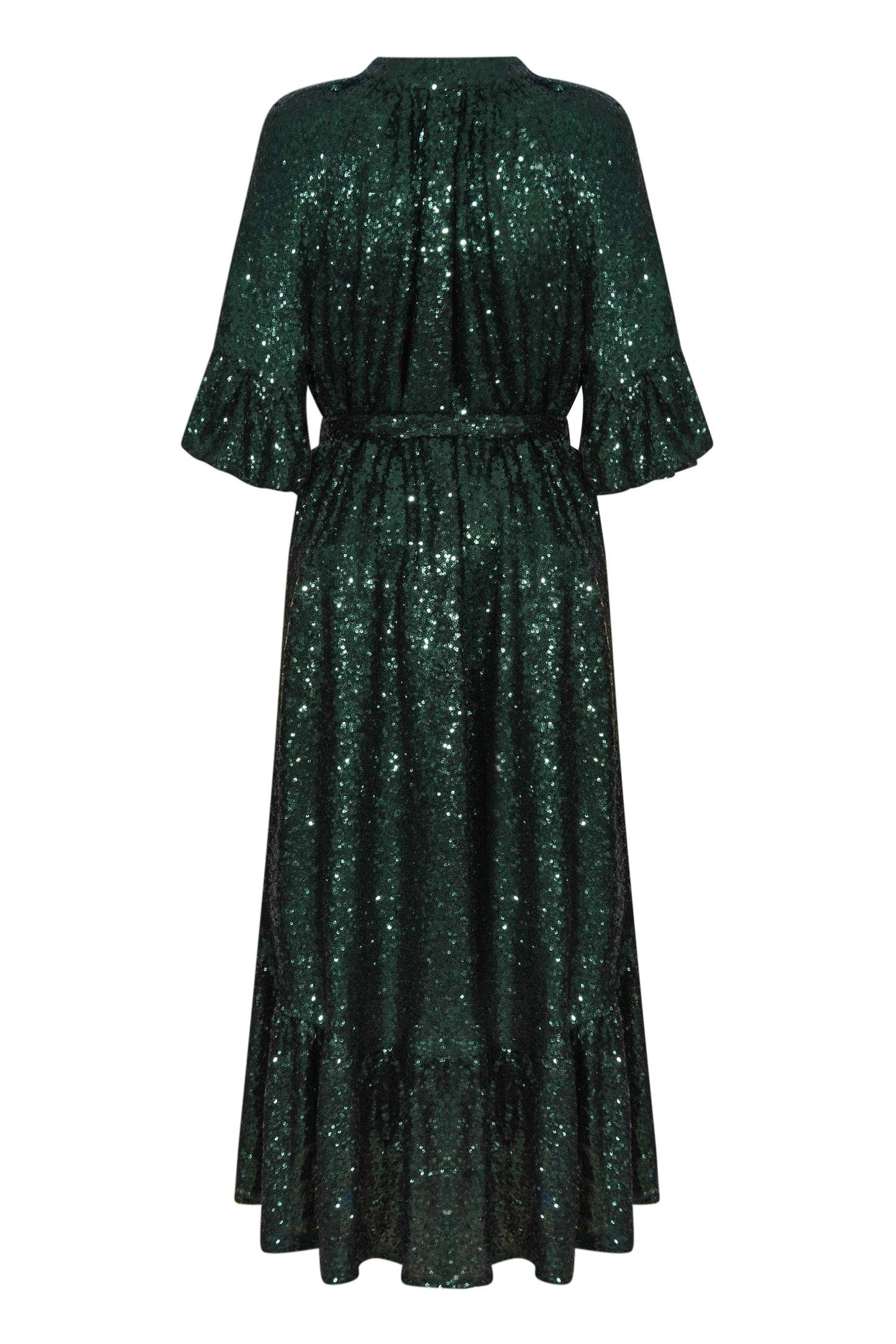 BLAZE DRESS | GREEN SEQUINS