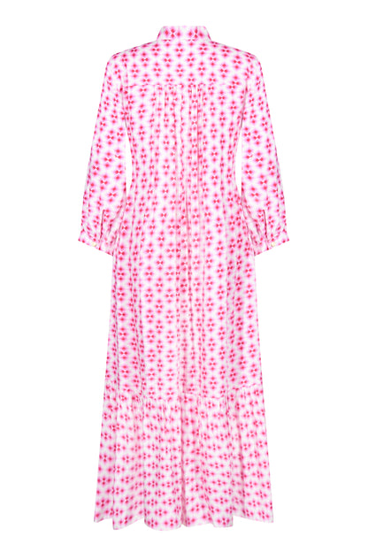 LONGER CLAUDE DRESS | CRAZY PAV PRINT