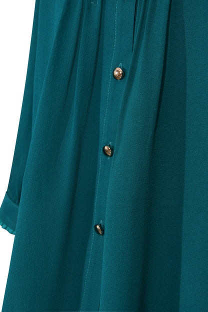 CHINKY TOP | JADE SILK GEORGETTE