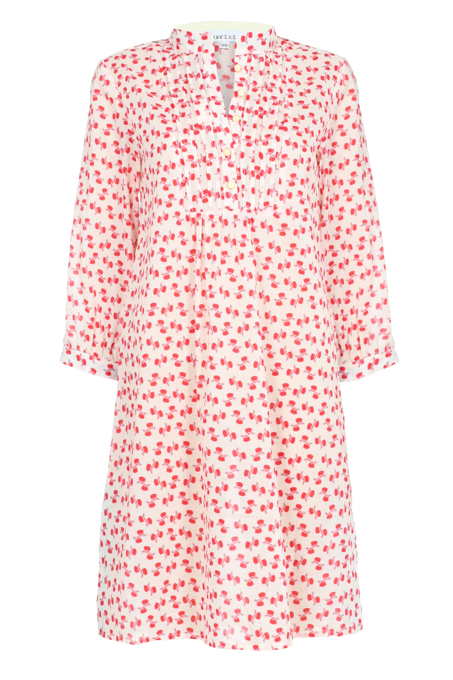 CHLOE DRESS | CREAM MINI HIAWATHA PRINT