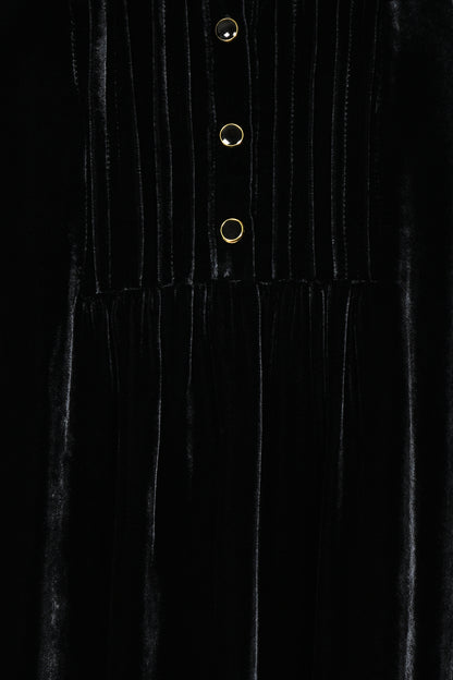 CHLOE DRESS | BLACK VELVET