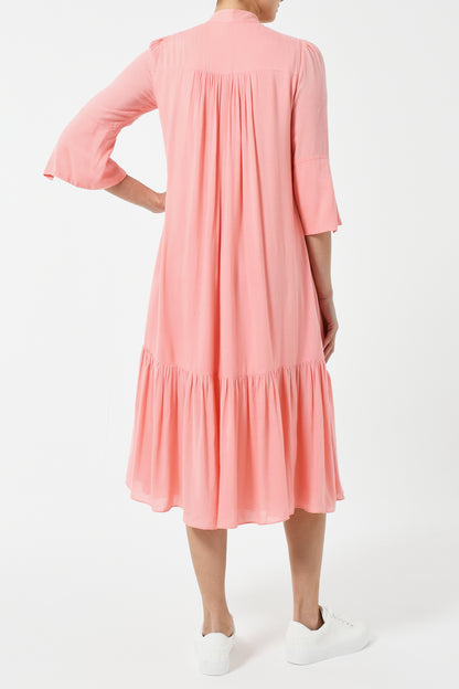 CLAUDE DRESS | PALE PINK RAYON