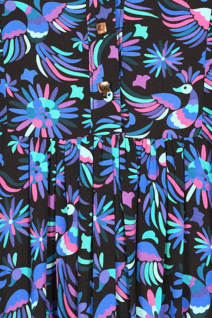 CLAUDE DRESS | MEXI PRINT