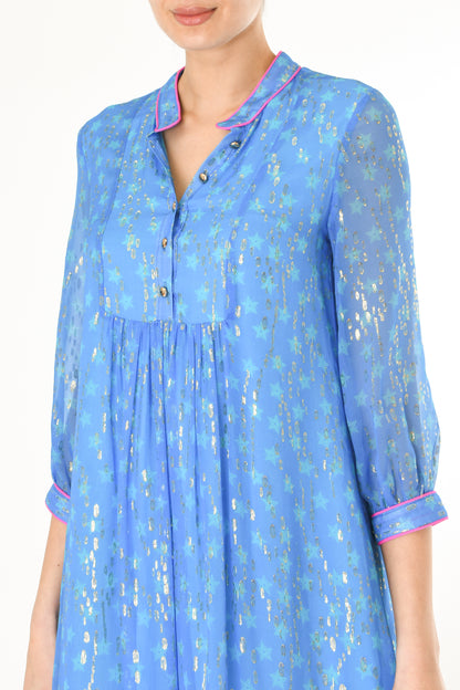 CLAUDE DRESS | MOROCCAN STAR PRINT