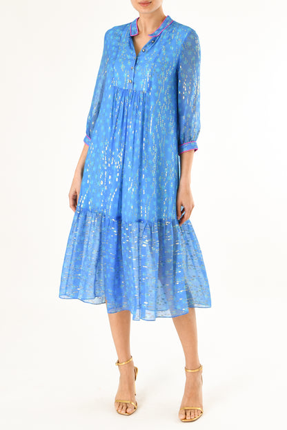 CLAUDE DRESS | MOROCCAN STAR PRINT