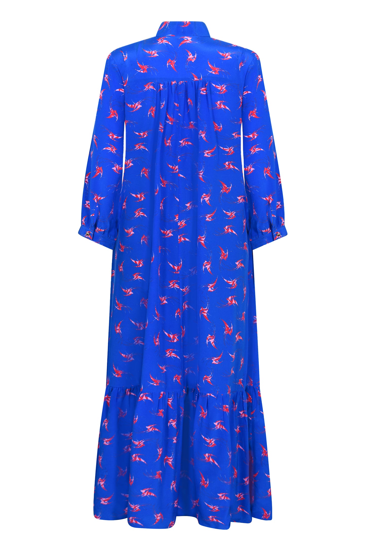LONGER CLAUDE DRESS | LOVEBIRDS PRINT