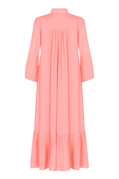 CLAUDE DRESS | PALE PINK RAYON