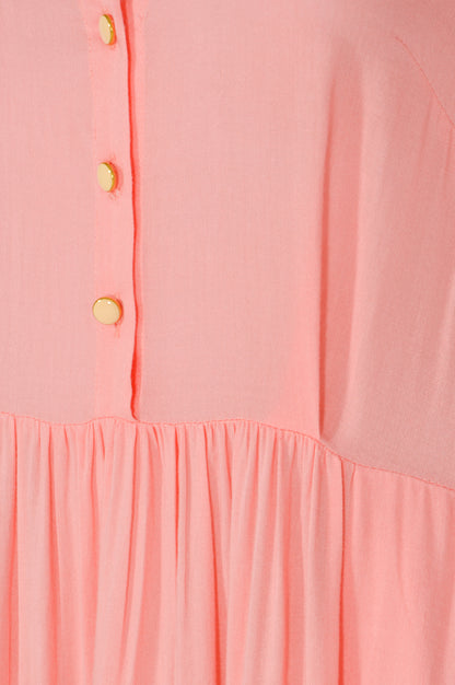 CLAUDE DRESS | PALE PINK RAYON