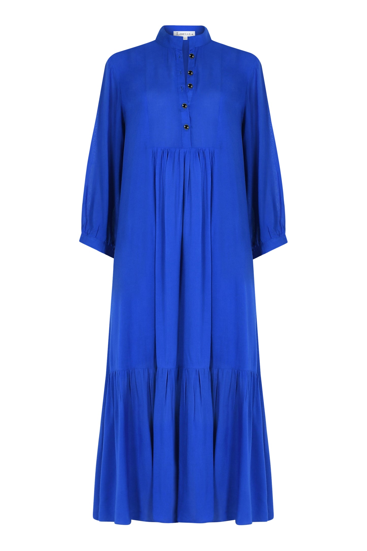 CLAUDE DRESS | BRIGHT BLUE RAYON