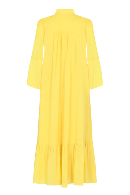 CLAUDE DRESS | SUNSHINE YELLOW RAYON