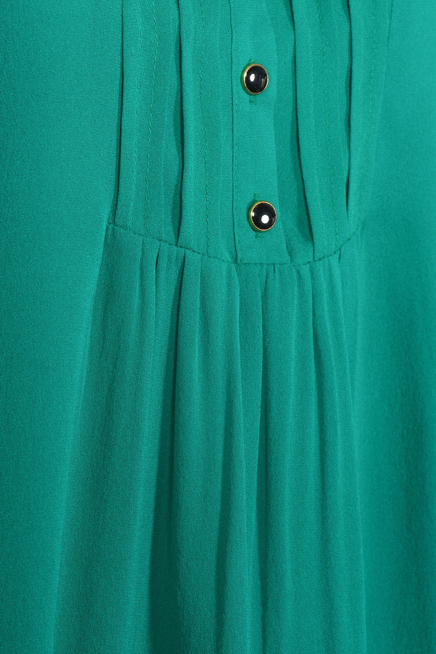 DELPHINE TOP | BRIGHT GREEN GEORGETTE
