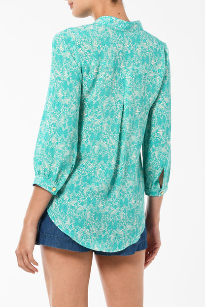 DELPHINE TOP | FLUTTER PRINT