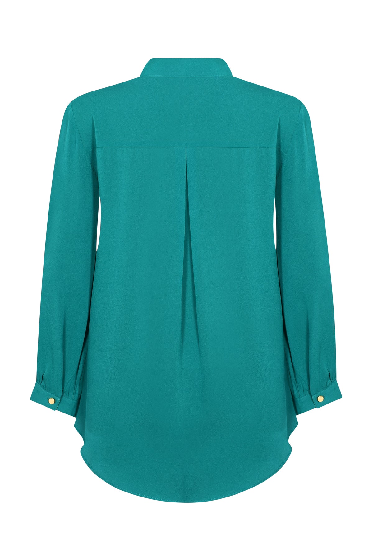 DELPHINE TOP | JADE GREEN SILK