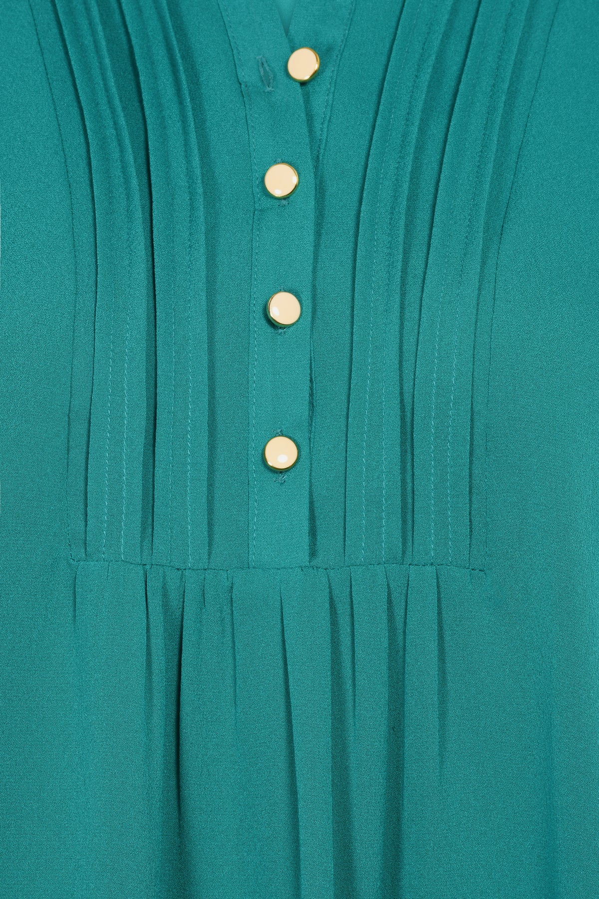 DELPHINE TOP | JADE GREEN SILK