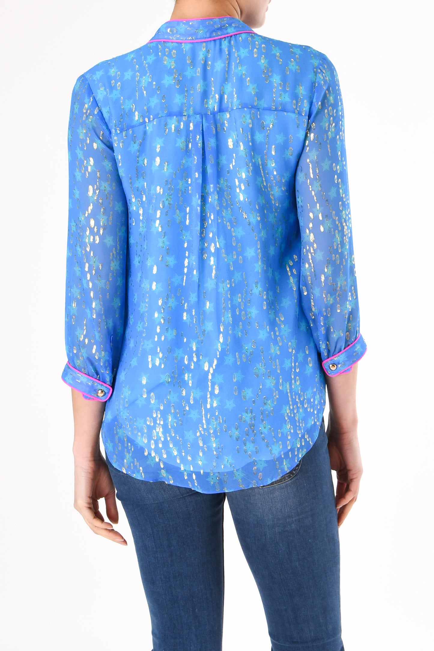 DELPHINE TOP | MOROCCAN STAR PRINT