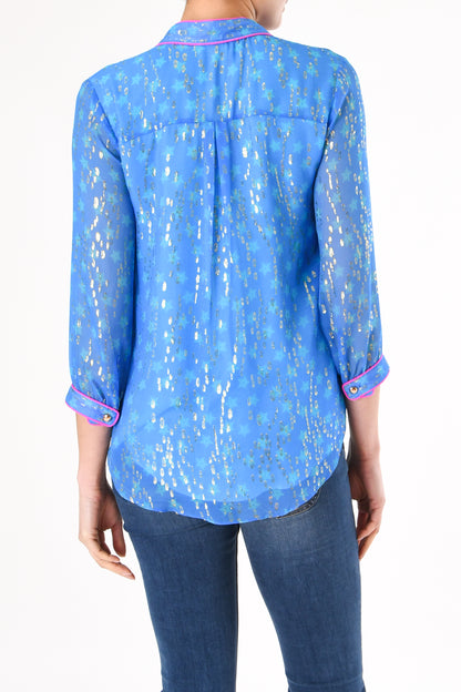 DELPHINE TOP | MOROCCAN STAR PRINT