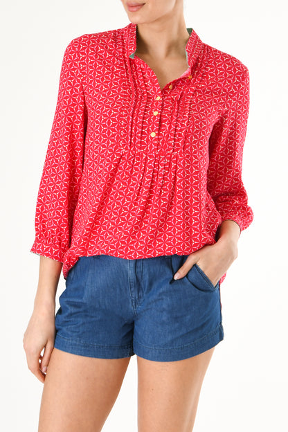 DELPHINE TOP | SPINNING PRINT