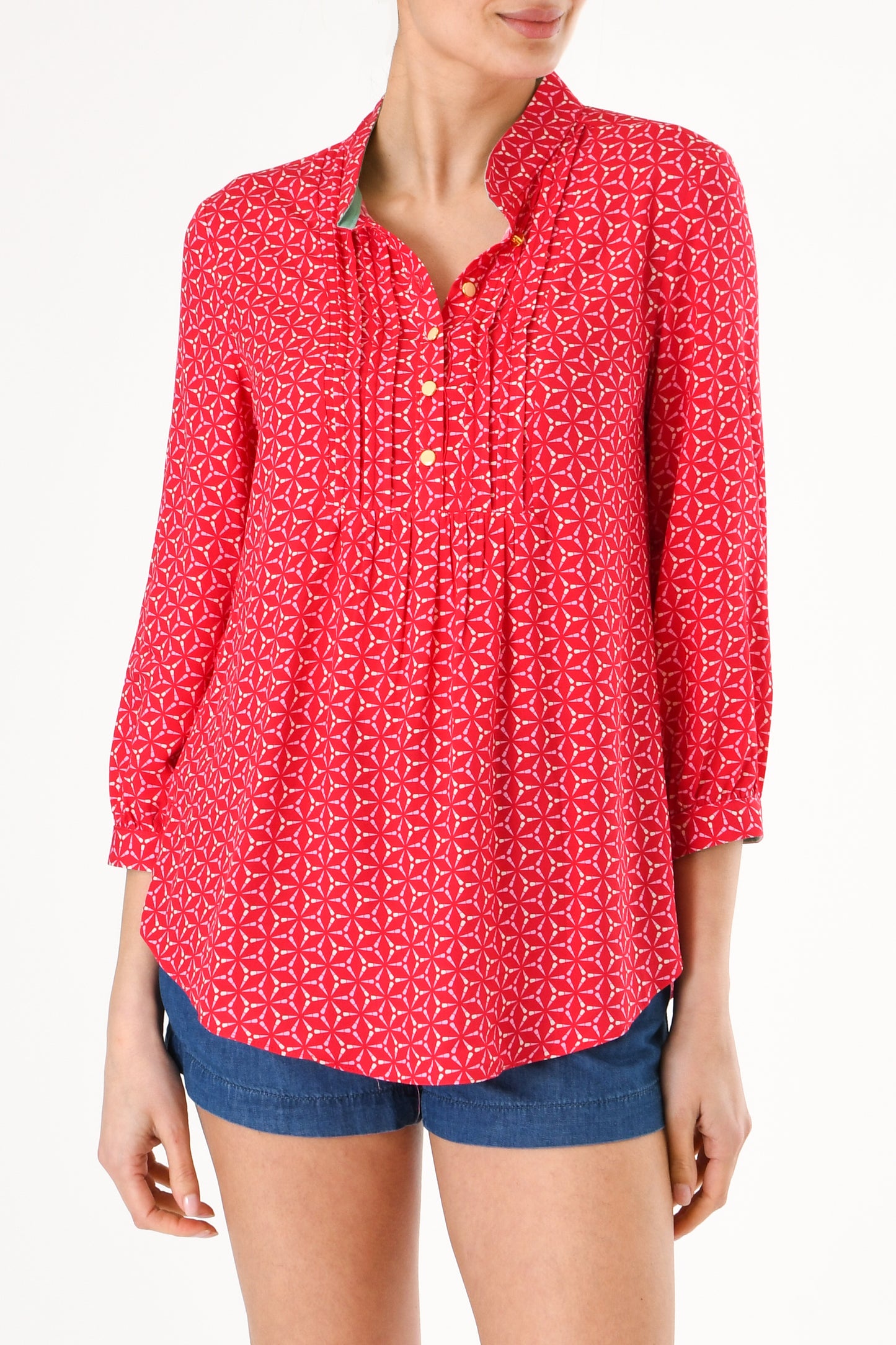 DELPHINE TOP | SPINNING PRINT