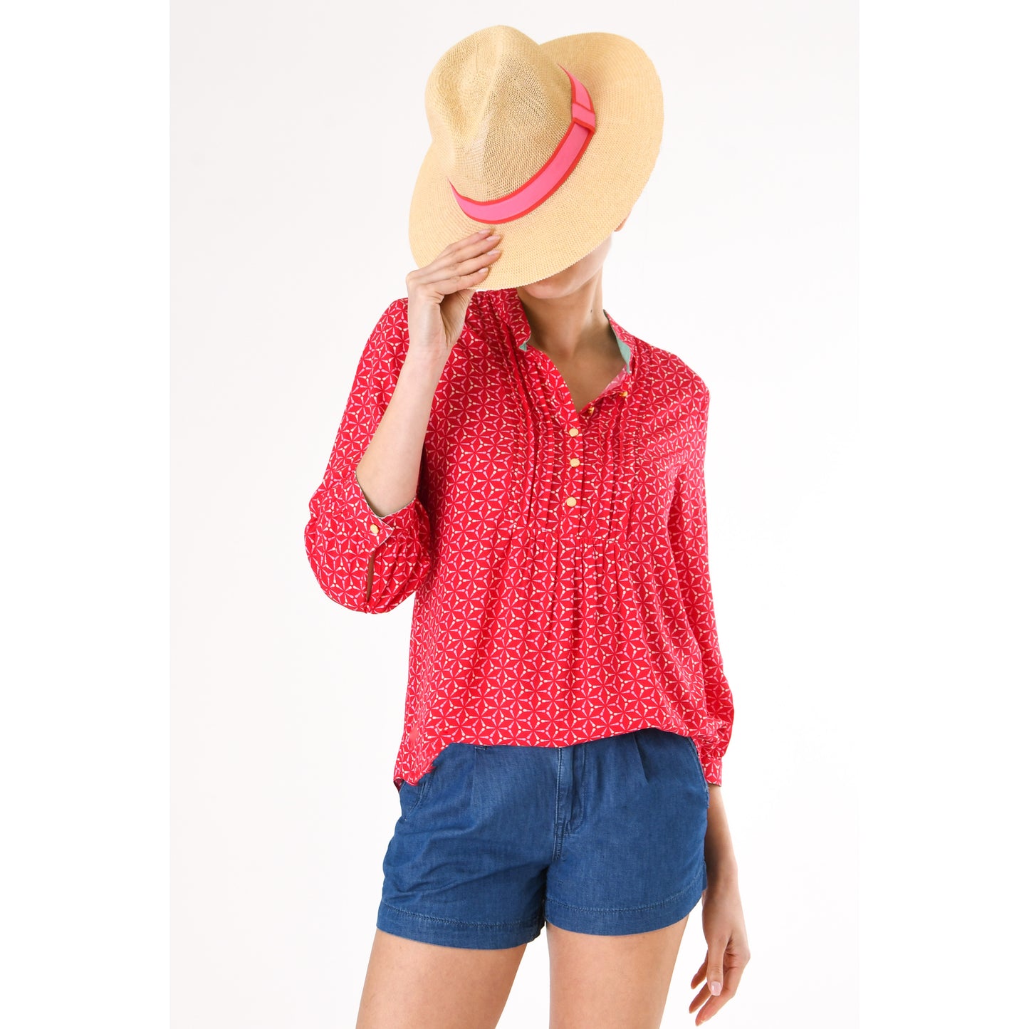 DELPHINE TOP | SPINNING PRINT