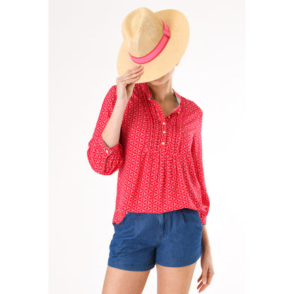 DELPHINE TOP | SPINNING PRINT