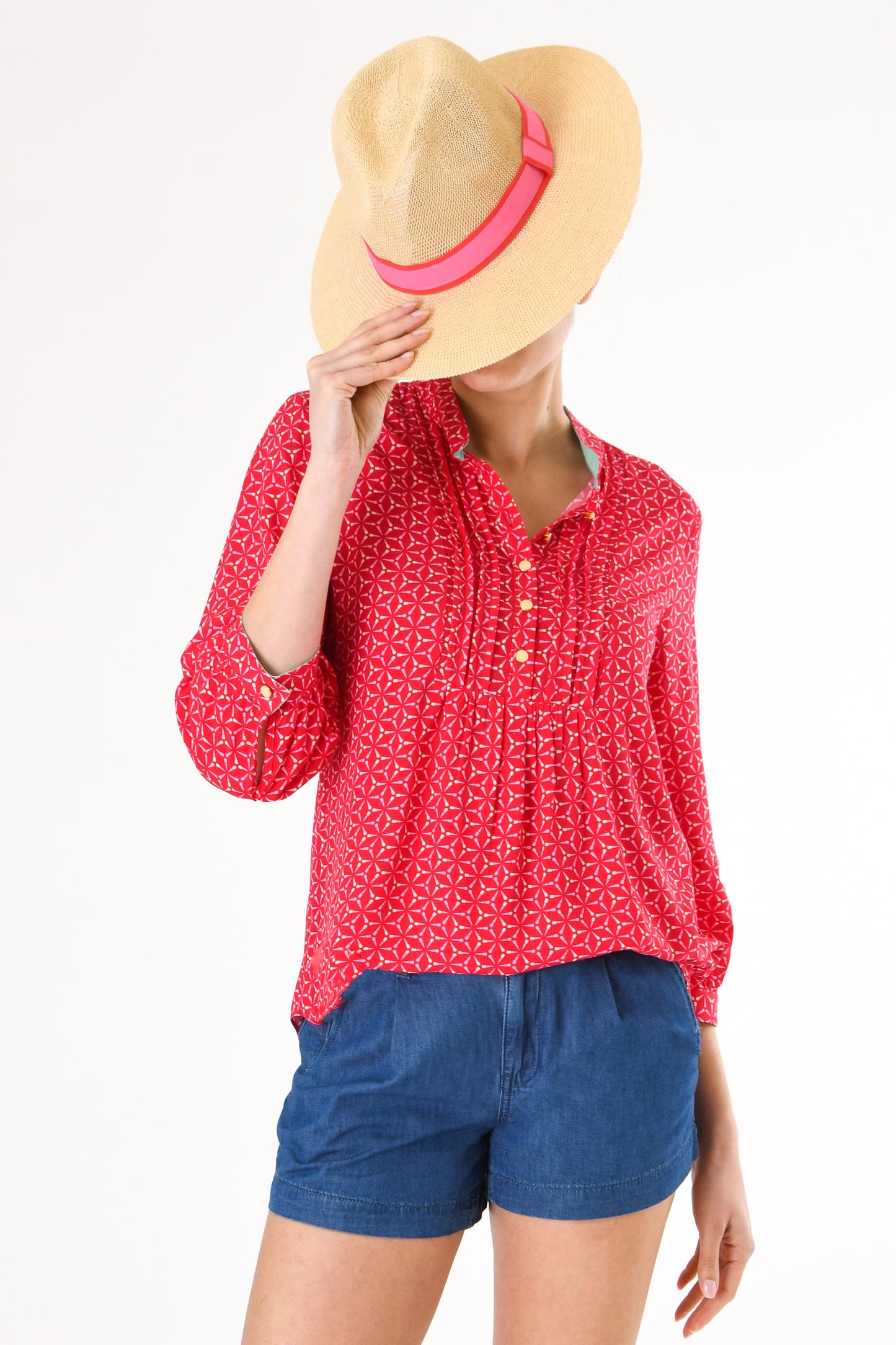 DELPHINE TOP | SPINNING PRINT