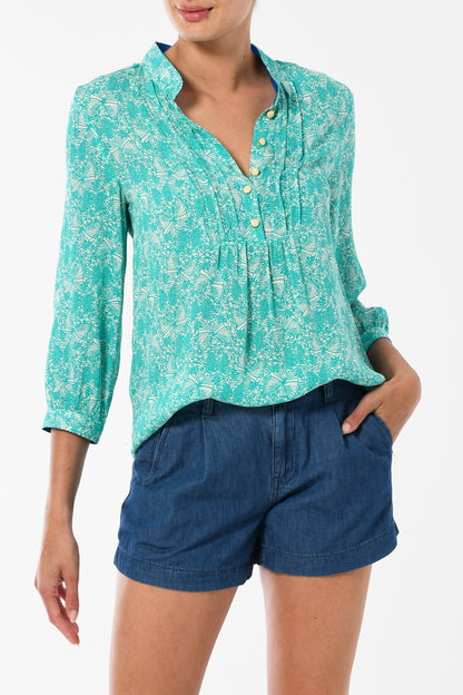 DELPHINE TOP | FLUTTER PRINT