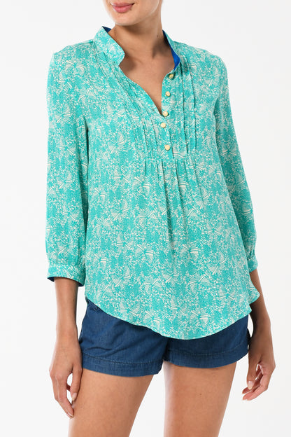 DELPHINE TOP | FLUTTER PRINT