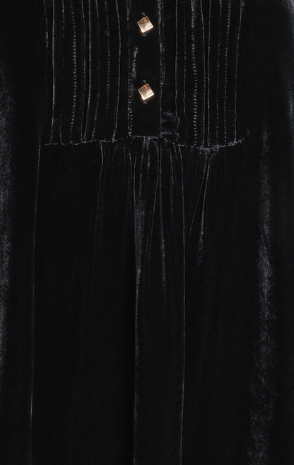 DELPHINE TOP | BLACK VELVET