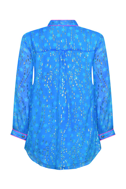 DELPHINE TOP | MOROCCAN STAR PRINT