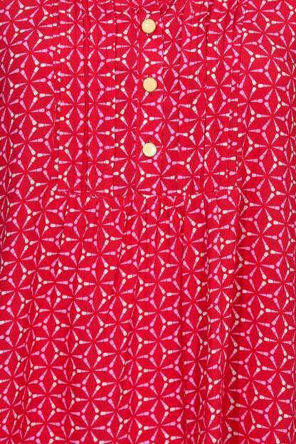 DELPHINE TOP | SPINNING PRINT