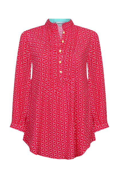 DELPHINE TOP | SPINNING PRINT