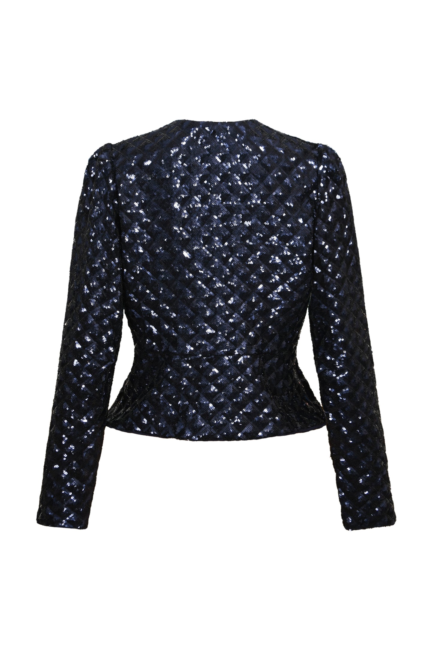 DULWICH JACKET | BLUE TRIANGLE SEQUINS