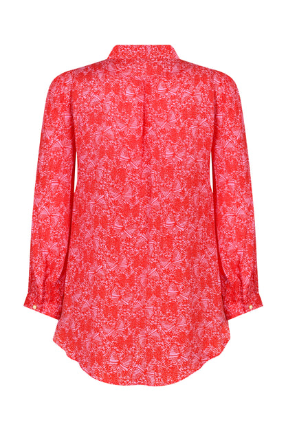 GOODIE TOP | PINK FLUTTER PRINT