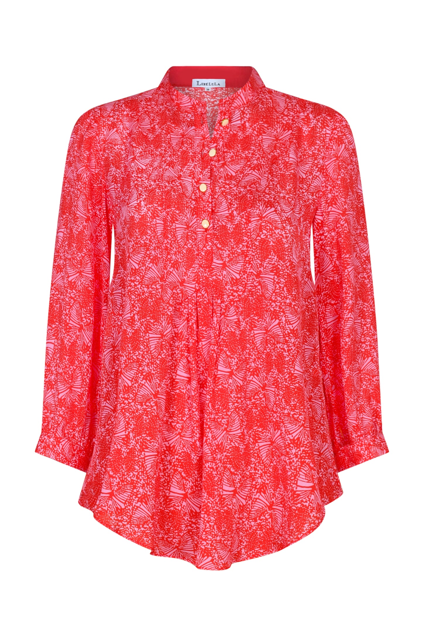 GOODIE TOP | PINK FLUTTER PRINT