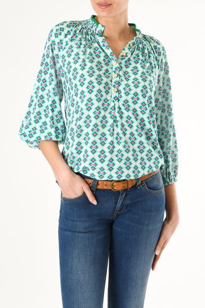 HARTFORD TOP | CRAZY PAV PRINT