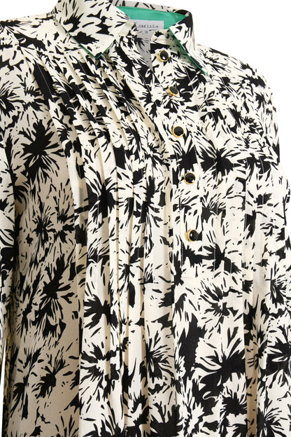 ISLA SHIRT DRESS | FLOWER SPLAT PRINT
