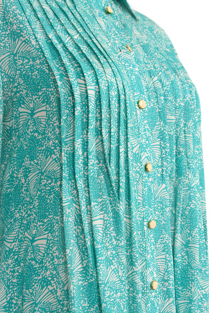 ISLA SHIRT DRESS | FLUTTER PRINT