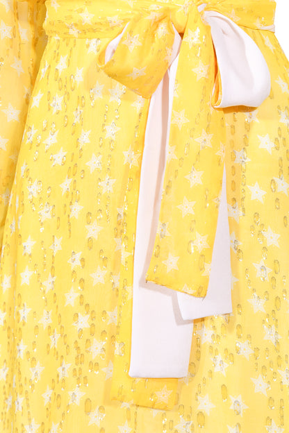 MIDI JOJO DRESS | MOROCCAN STAR PRINT