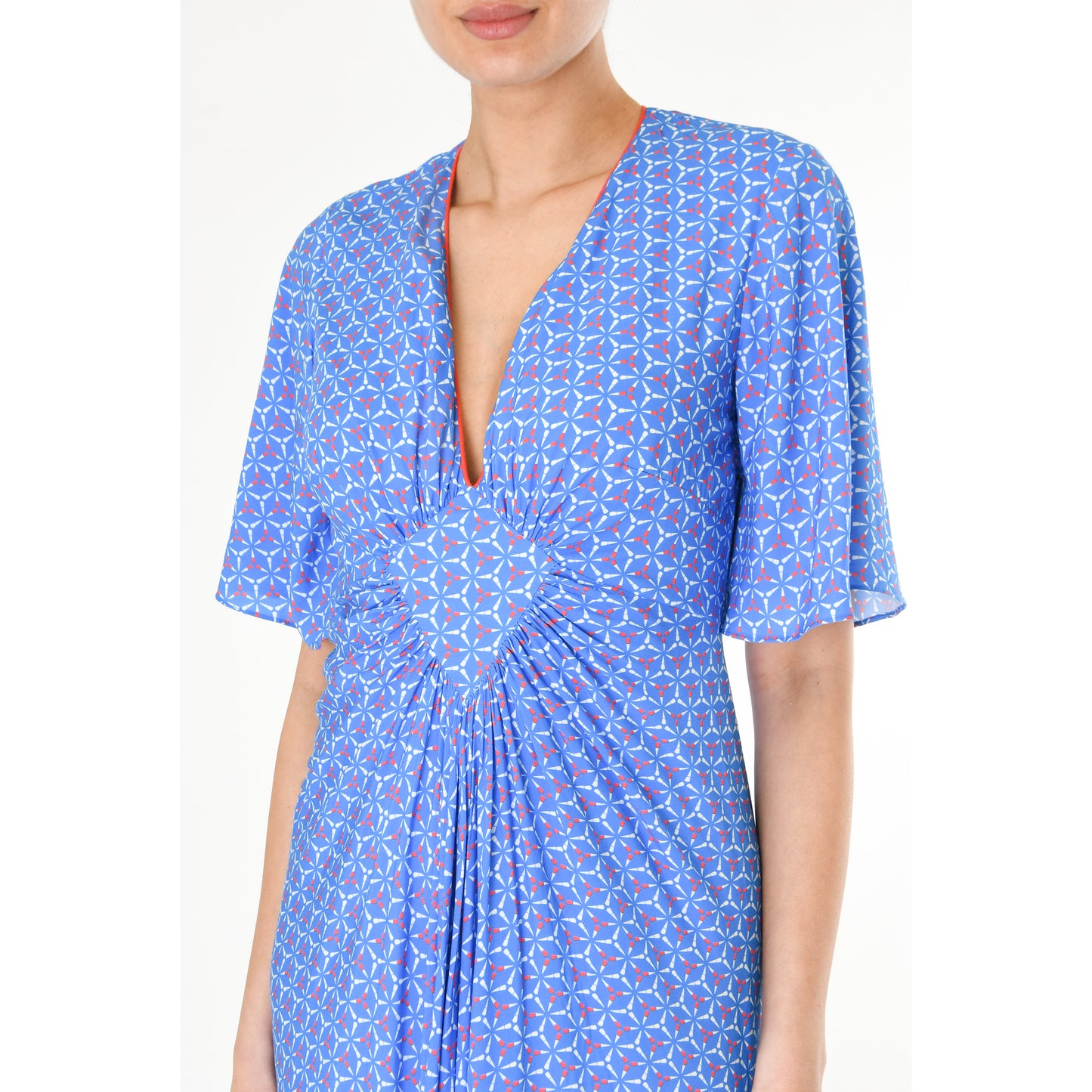 MIDI JESSIE DRESS | SPINNING PRINT